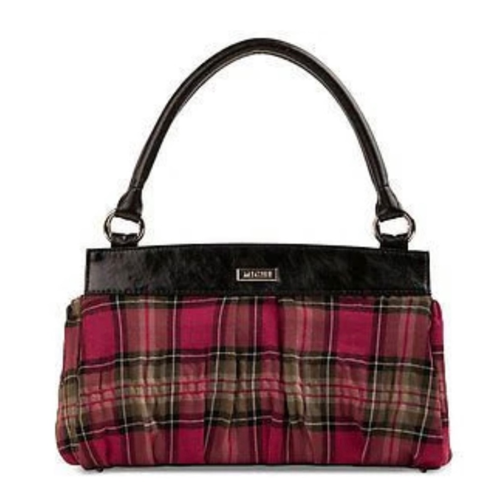 New miche Tori shell plaid flannel cover for convertible classic bag NWOT